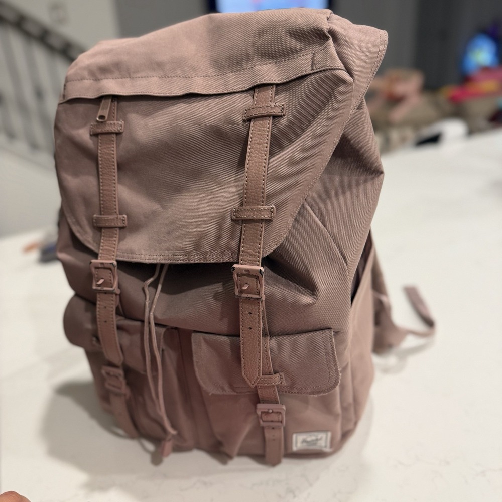 Herschel Supply Little America Backpack XL Extra Large Ash Rose Pink READ FLAW